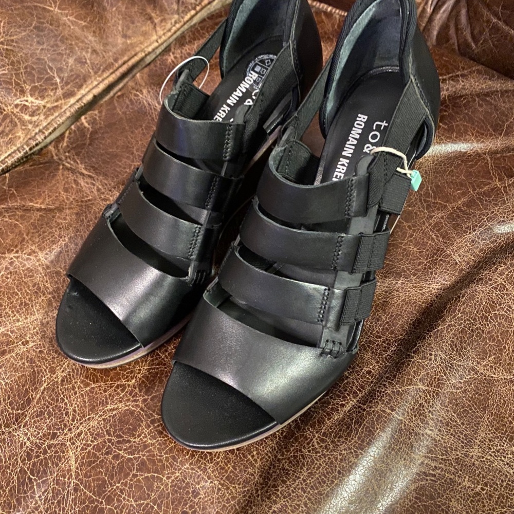 Camper Together Romain Kremer Black Plum Wedge Platform, NWT EU37/US7